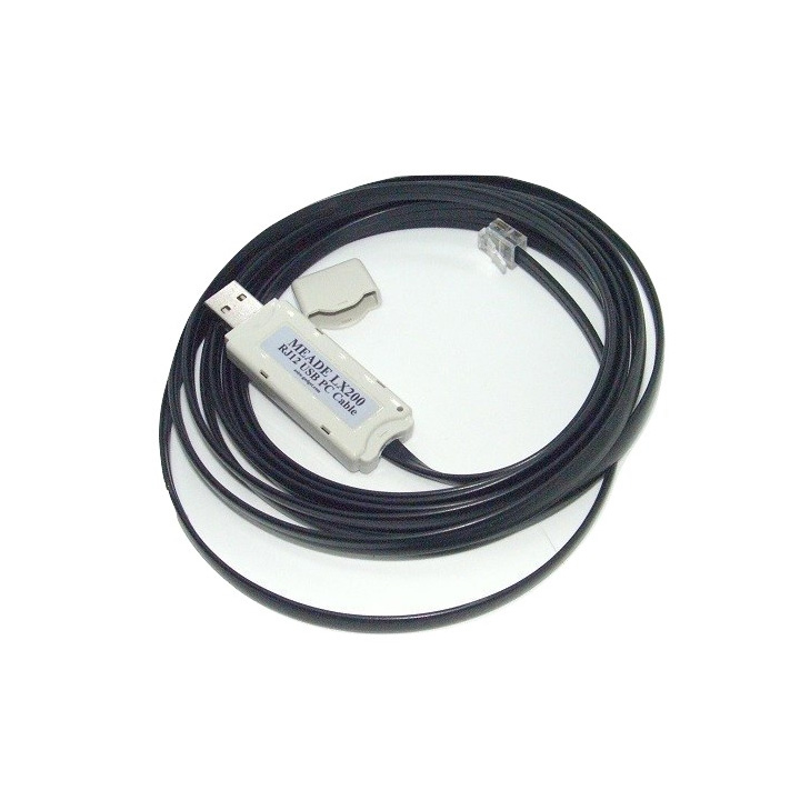 Meade LX200 RJ12 USB PC Interface Cable AstroGadget